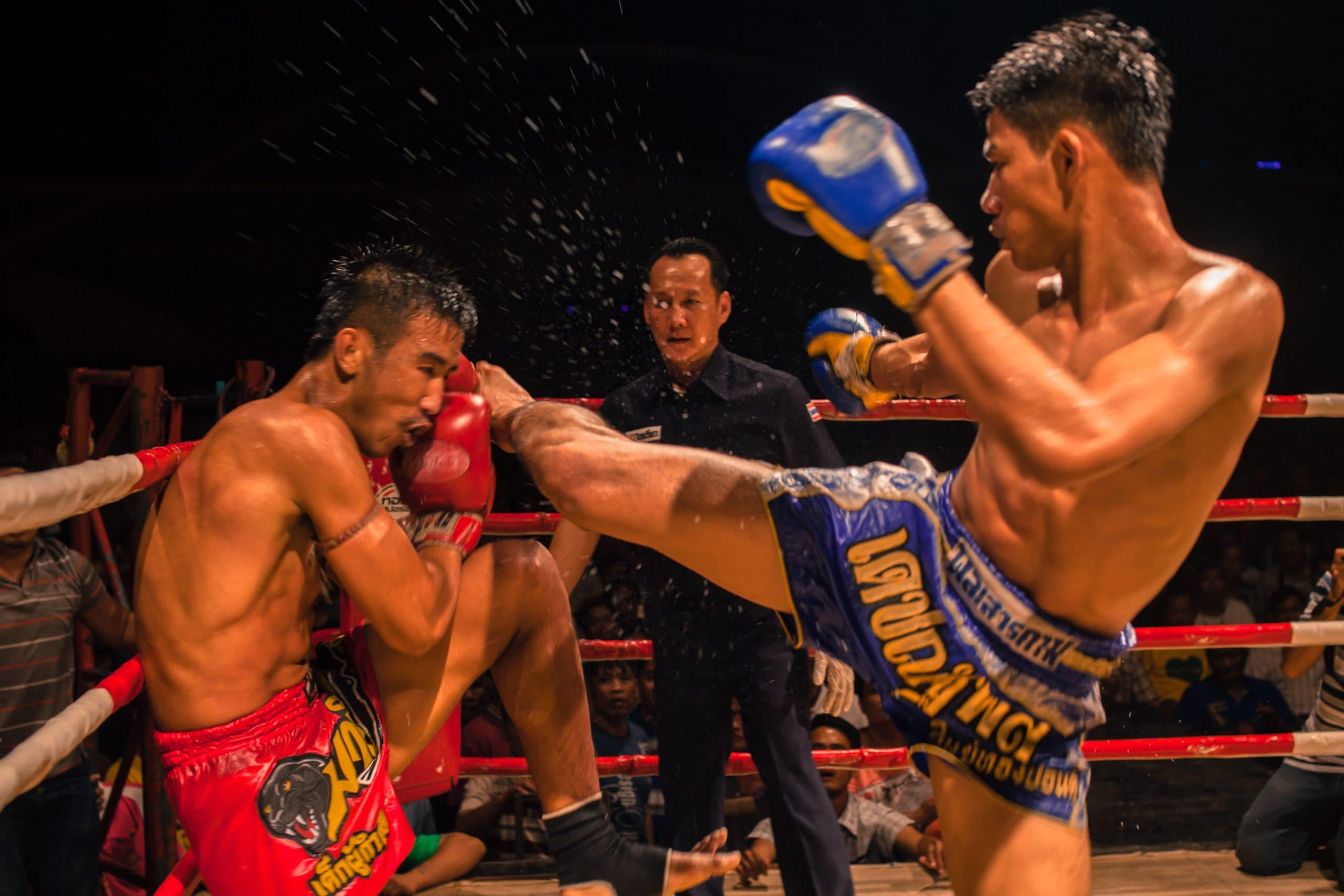 A boxer who did not compete in the World Muay Thai fights Thailand fantastic fight