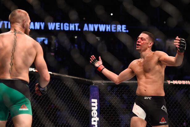 Nate Diaz fight with Conor McGregor 